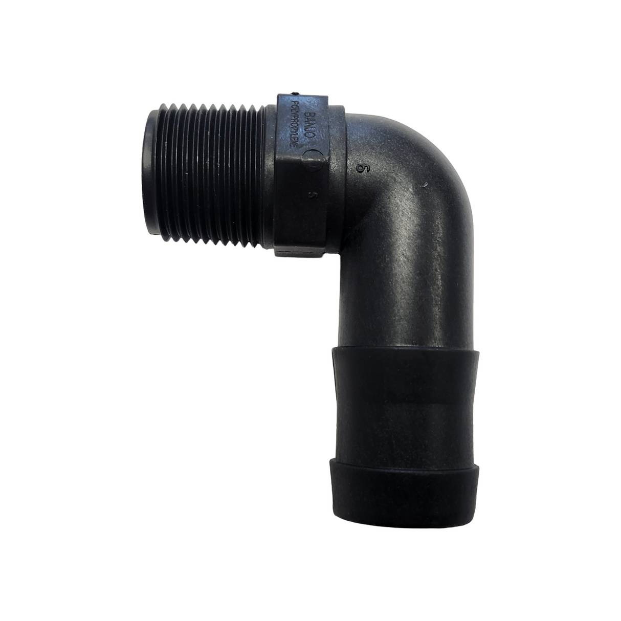 Banjo 90 Degree Hose Barb Fitting 3/4" MNPT X 1" Barb - HB075/100-90