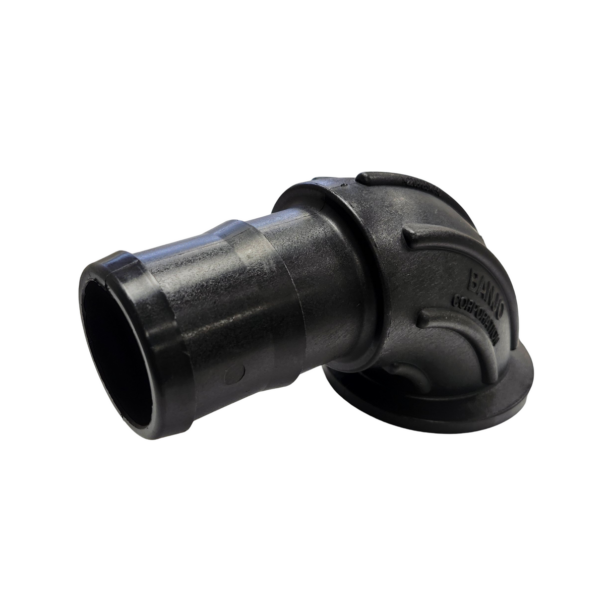 Banjo 2 Inch Full Port 90 Degree Manifold Sweep with Hose Barb - M220BRBSWP90