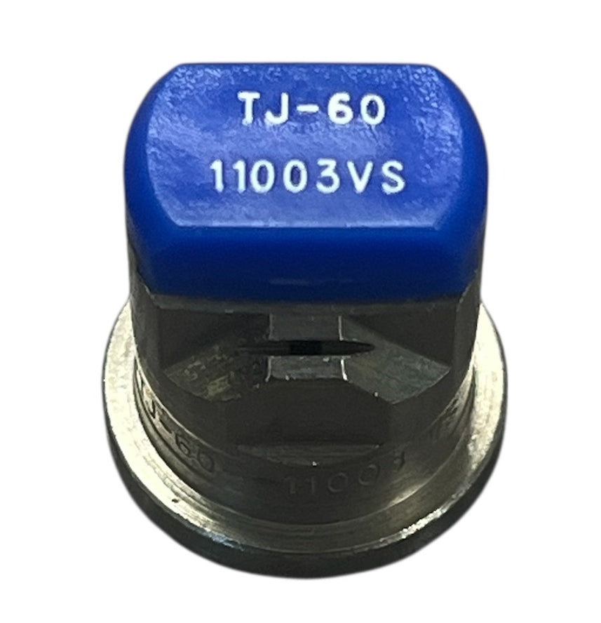 TeeJet TwinJet Visiflo Flat Spray Tip Stainless Steel 110° Degree Blue - TJ60-11003VS