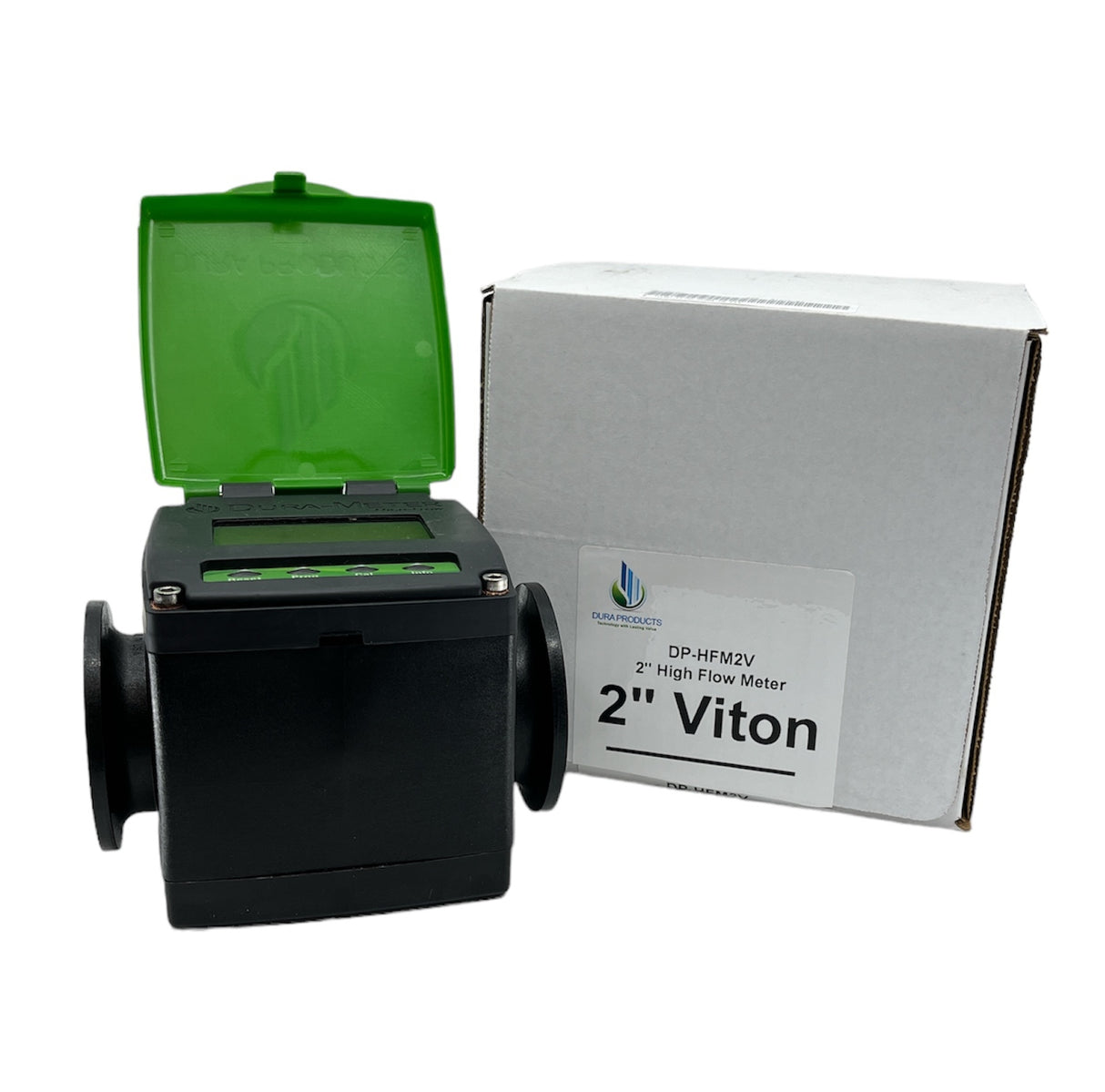 Dura Products Viton Dura Meter 2 Inch Flanged High Flow, 15-300 GPM - DP-HFM2V