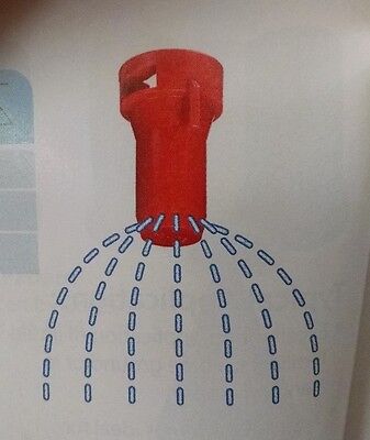 TeeJet Green StreamJet 7 Hole Fertilizer Nozzle .15 GPM @ 40 PSI - SJ7-015-VP