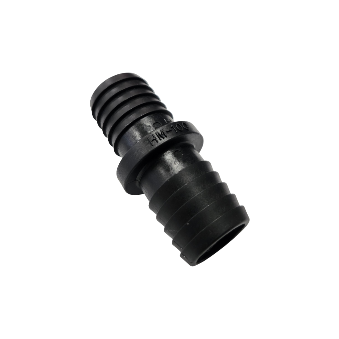 Banjo Black Polypropylene Hose Mender Fitting 1" X 1" - HM100