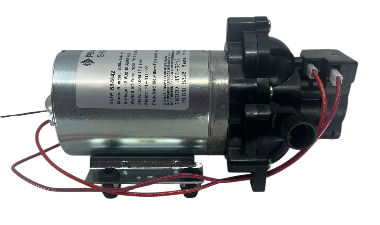 Shurflo Diaphragm Pump 3.5 GPM, 45-PSI, 12VDC, 1/2" MSPT-Male - 2088-443-144