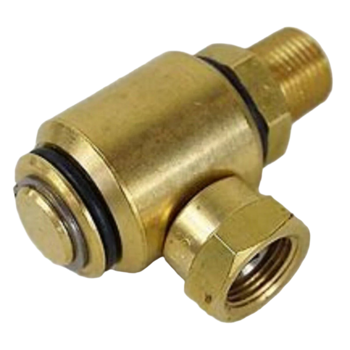 J.E. Adams High Pressure 90 Degree Boom Brass Swivels - 3/8 MPT x 3/8 FPT - 7030