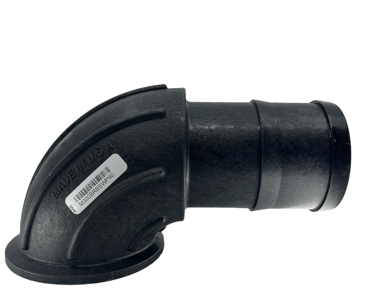 Banjo 90 Degree Manifold Flange Sweep 3" Flange X 3" Hose Shank - M300BRBSWP90