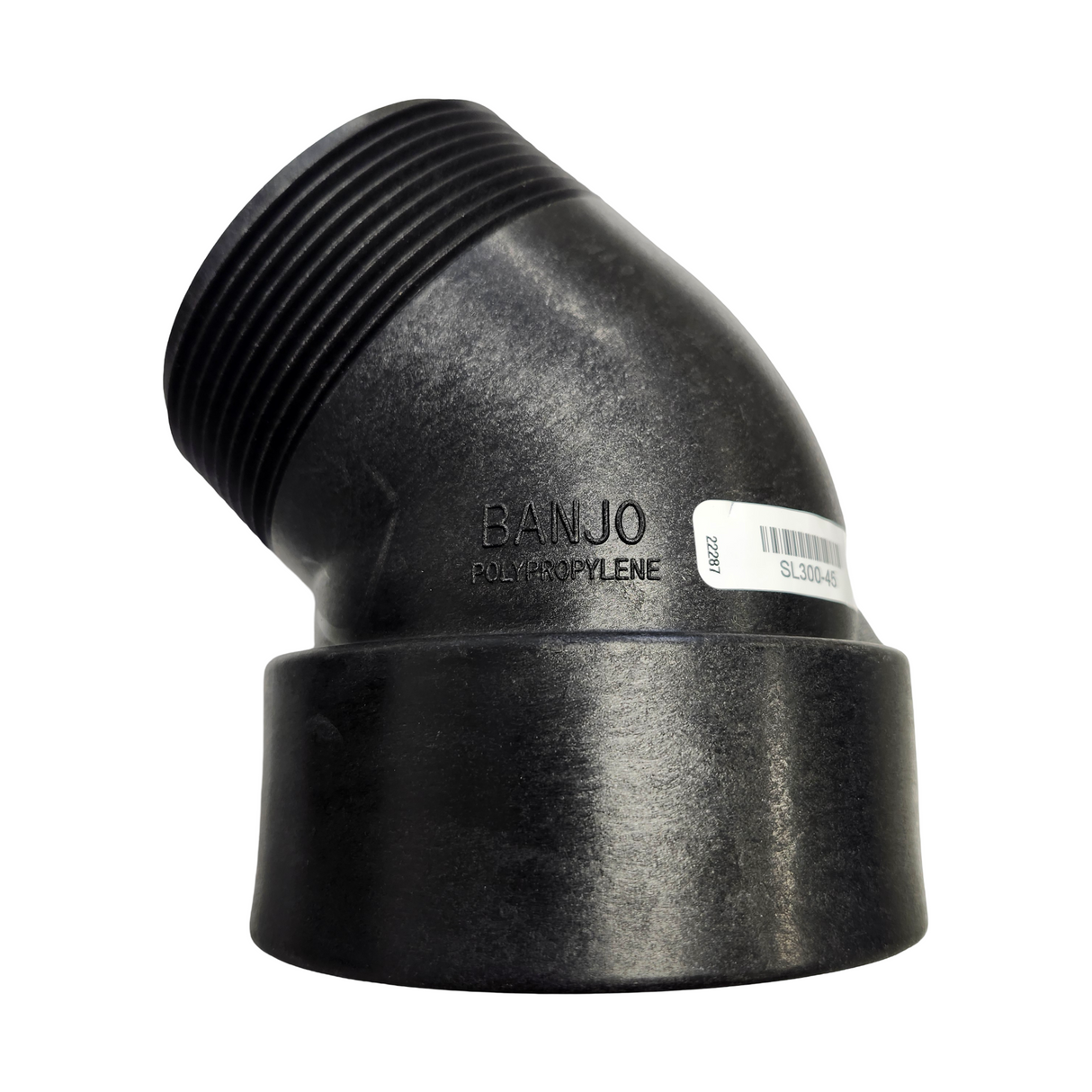 Banjo 45 Degree Poly Street Elbow 3" FNPT X 3" MNPT - SL300-45