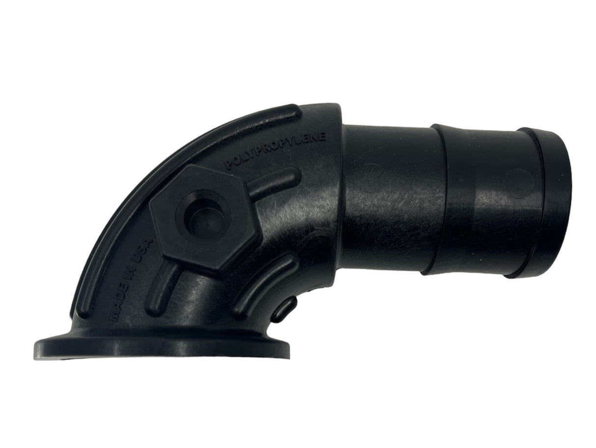 TerreMax 90 Degree Poly 2 in Full Port Flange x 2 in Hose Shank - M220BRBSWP90