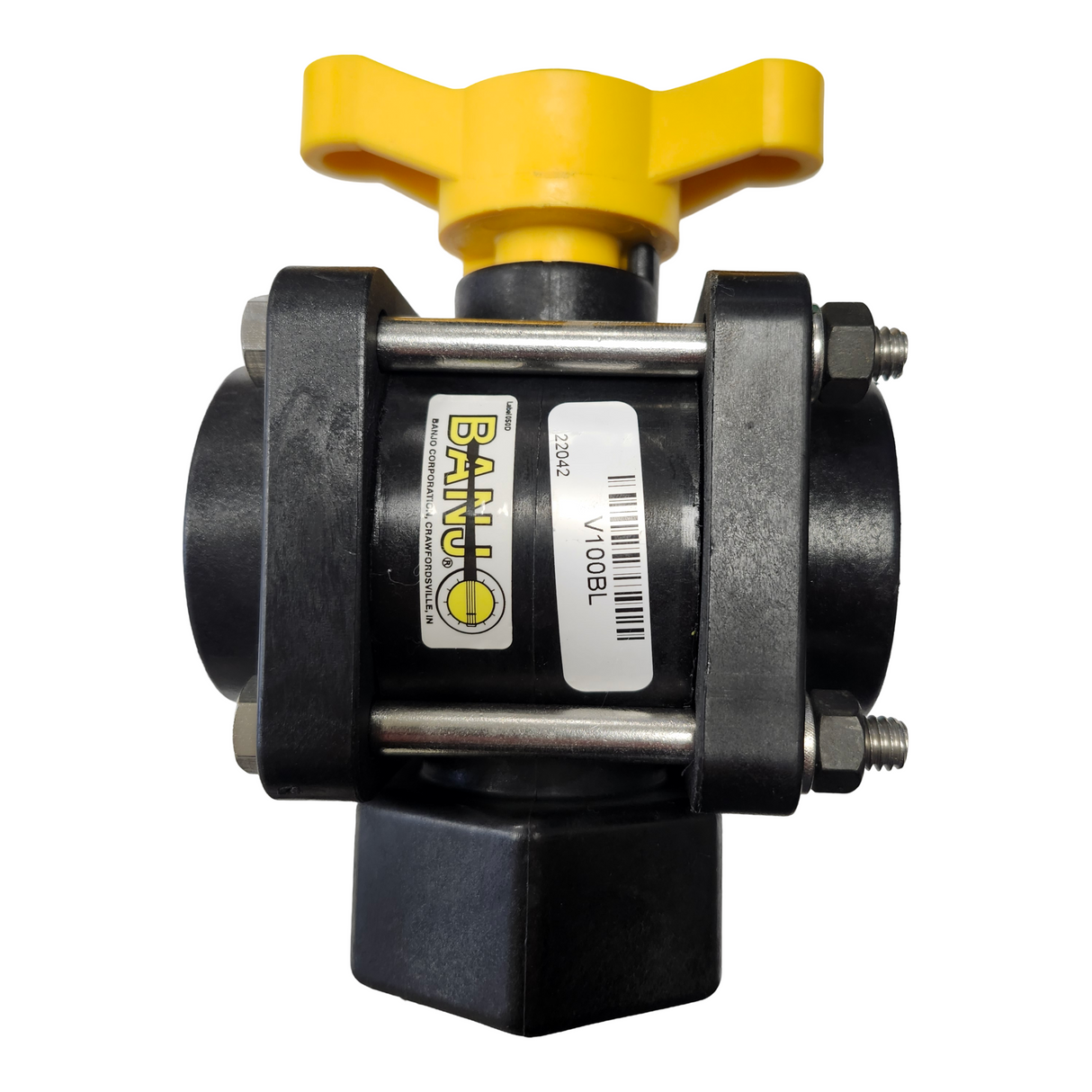 Banjo 1 inch 3 Way Bottom Load Valve - V100BL