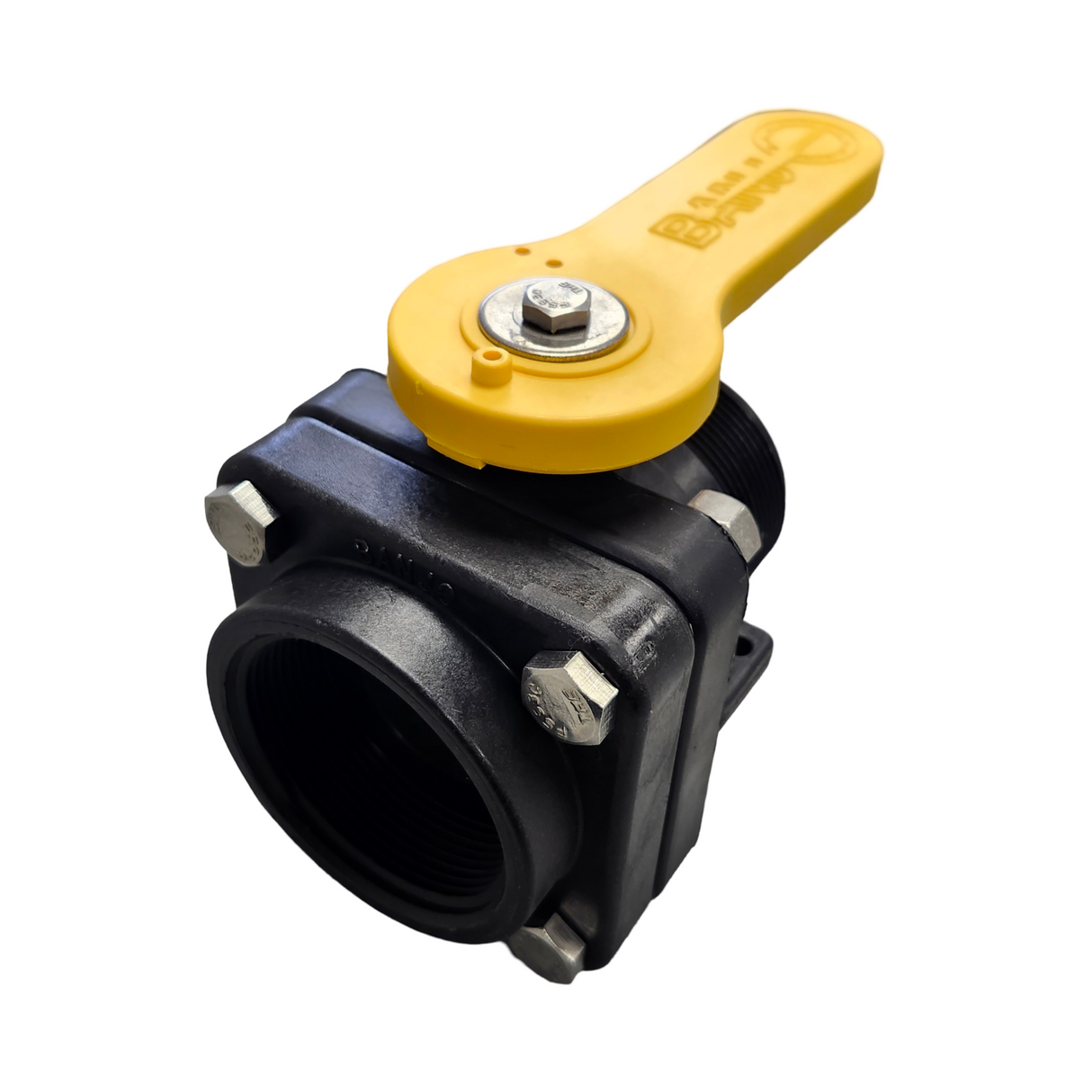 Banjo Standard Port Stubby Ball Valve 2" Male NPT X 2" Female NPT - VSMT200