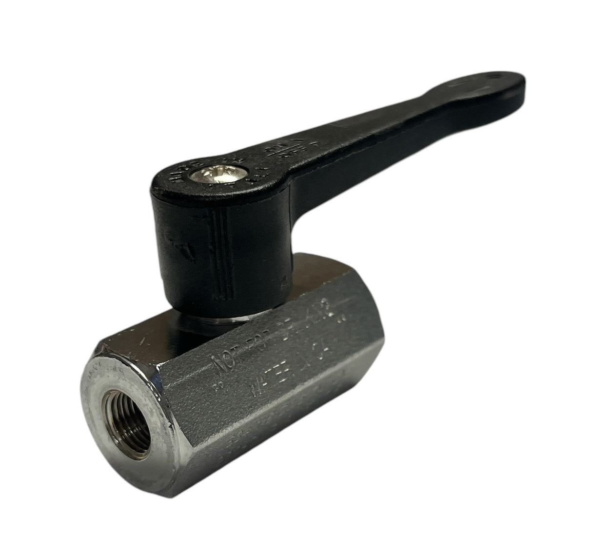 Hypro Plated Brass Ball Valve FNPT 1/8" X 1/8", 300 PSI - 90FFL18