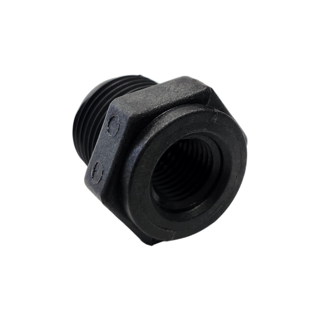 Banjo Poly Pipe Reducer Bushing 1/2" MPT X 1/4" FPT - RB050-025