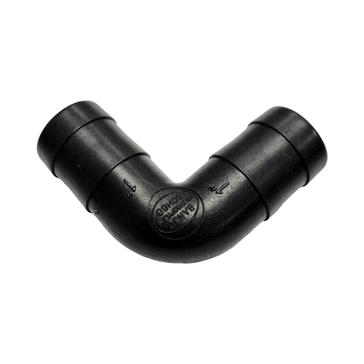 Banjo 90 Degree Hose Barb Elbow 1" Barb X 1" Barb - HBEL100-90