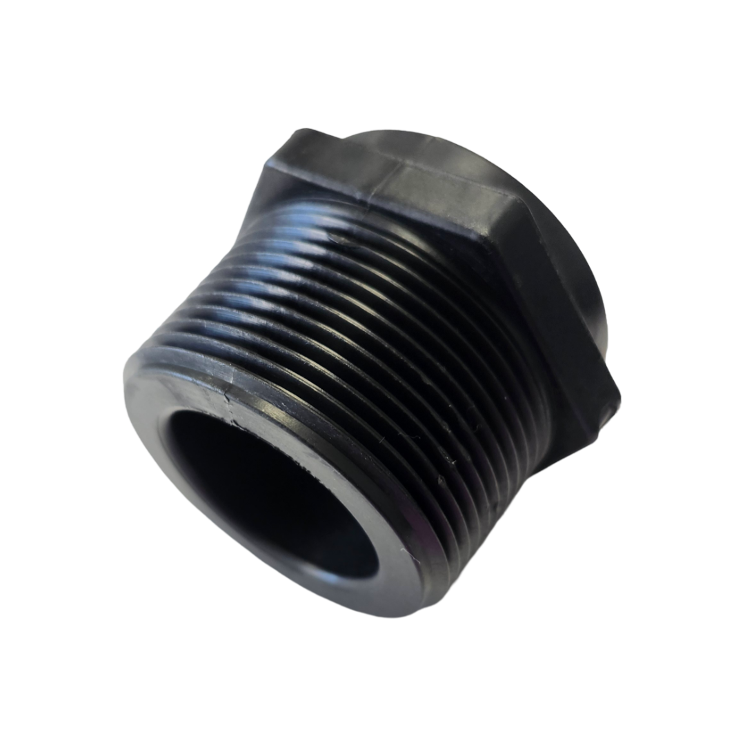 Banjo Poly Pipe Reducer Bushing 1-1/2" MPT X 1" FPT - RB150-100