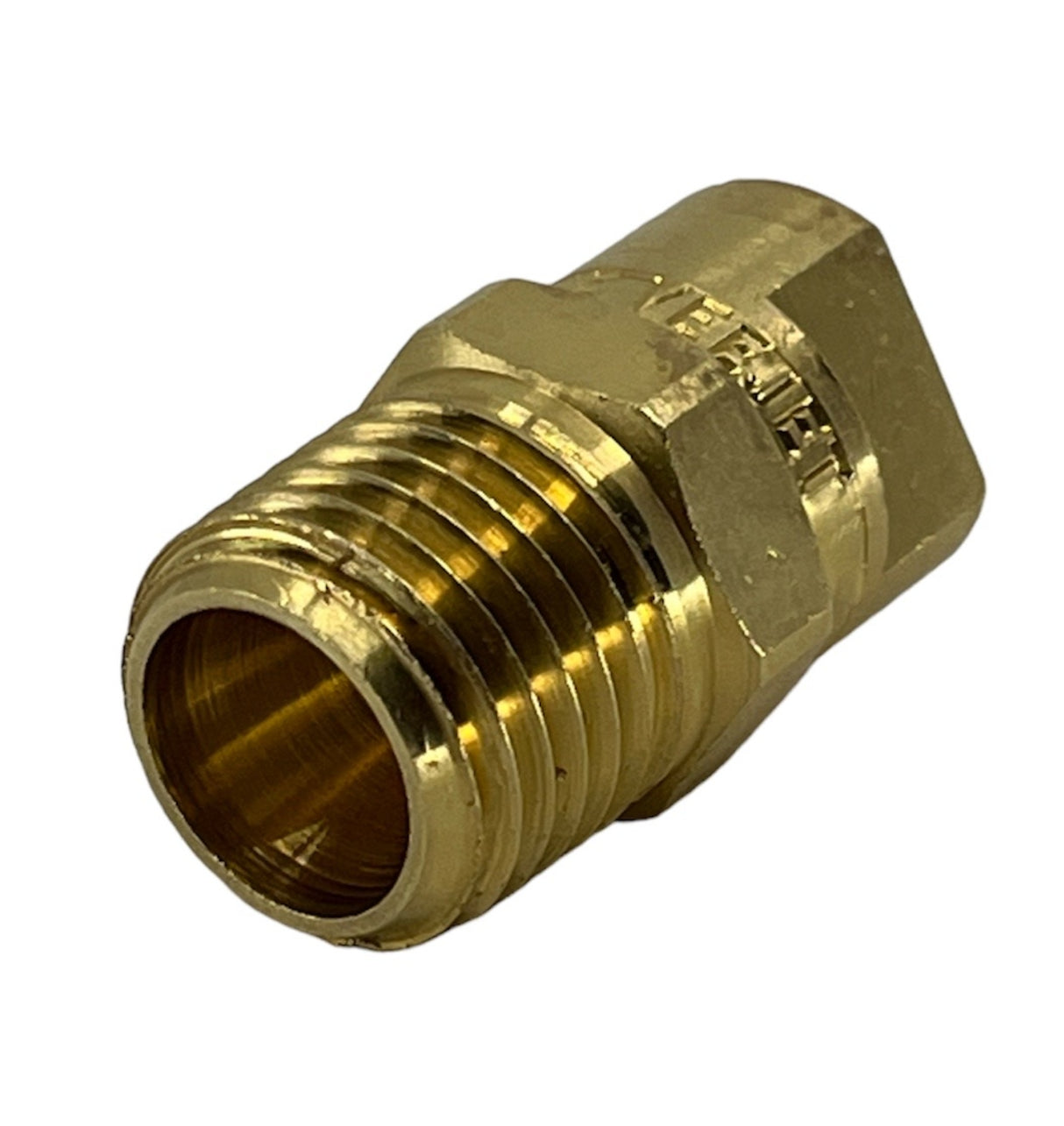 TeeJet Brass Veejet Nozzle for Boomless Nozzles, 1/4" MNPT - H1/4U-0508HE