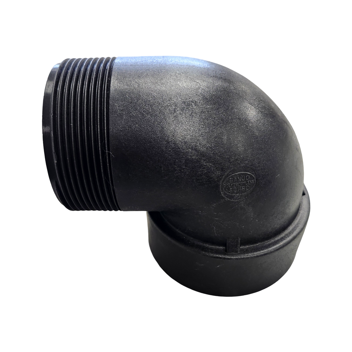 Banjo 3 inch 90 Degree Poly Street Elbow 3" FNPT X 3"MNPT - SL300-90