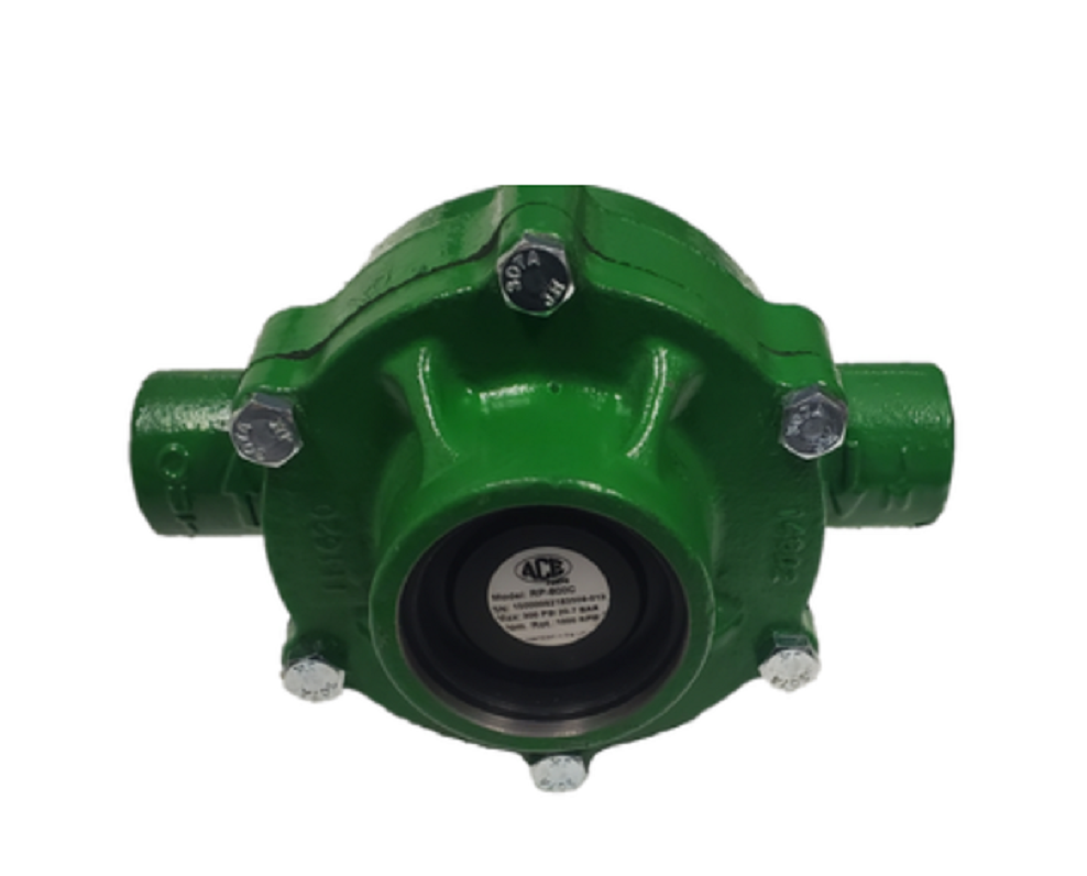 Ace Pumps Cast Iron 8 Roller Pump, 3/4" Inlet/Outlet Ports, 15/16" Shaft - RP-800C (15000)