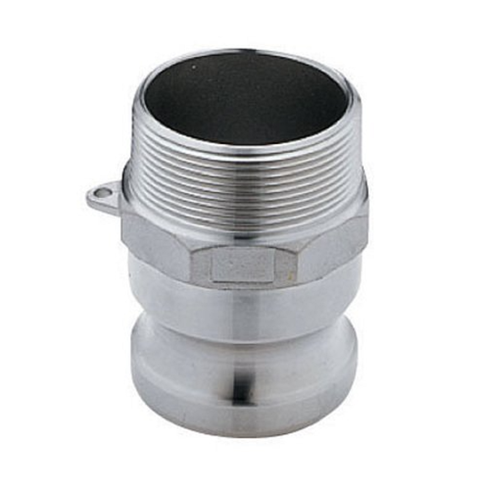 Banjo Stainless Steel Cam Lever Coupling 2" Male Adapter X 2" Male NPT - 200FSS