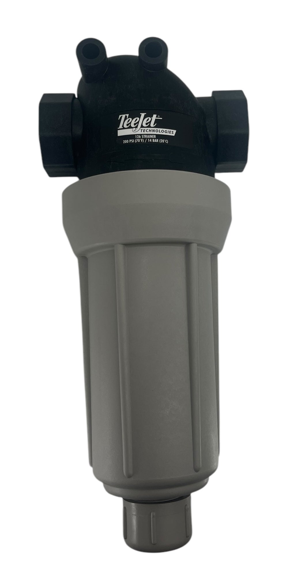 TeeJet Flush Out T Line Strainer 50 Mesh Screen 1-1/4" FPT - AA126ML-5-50-VI