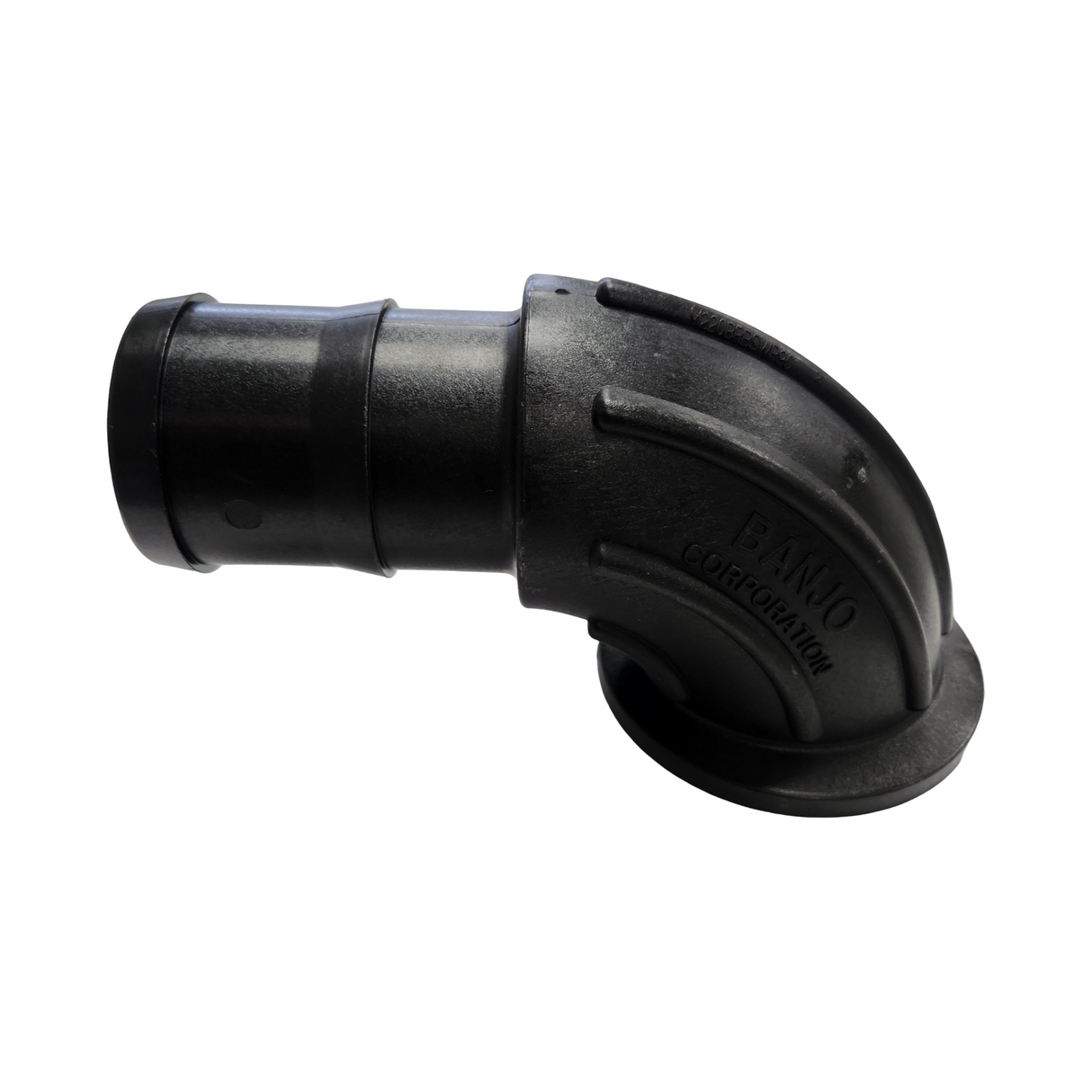 Banjo 2 Inch Full Port 90 Degree Manifold Sweep with Hose Barb - M220BRBSWP90