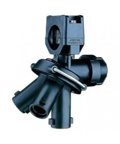 TeeJet Triple Nozzle Body For 1" Pipe, 3 Outlet Nozzle Body - 24216A-1-NYB