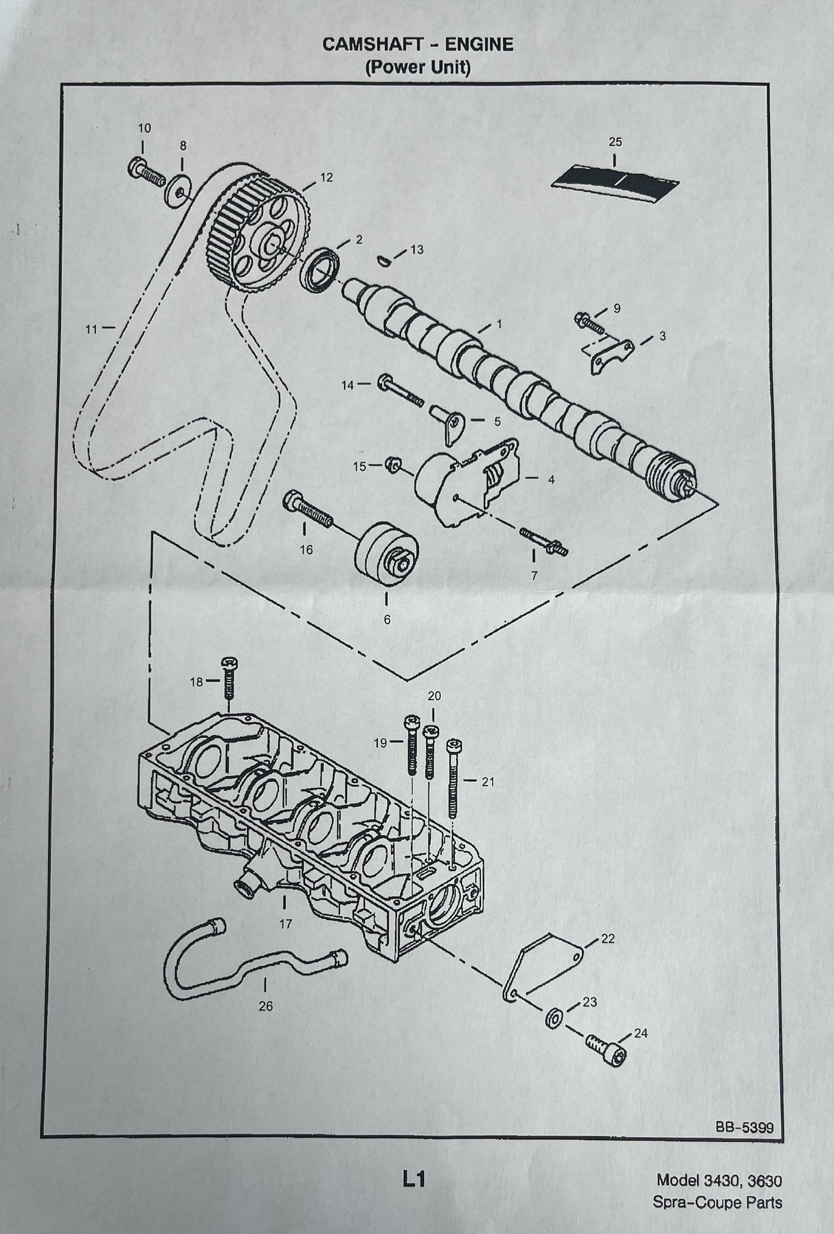 Agco Camshaft Gear Kit With Gear, Screw & Key For 3430/3460 Spra-Coupe - 6672446