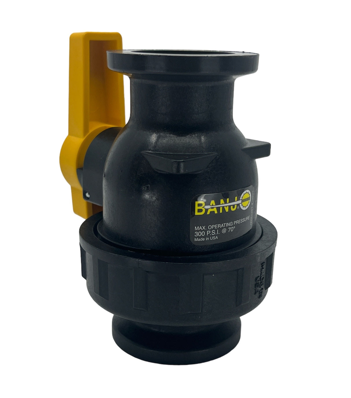 Banjo 1in Full Port Manifold Flange Single Union Spinweld Valve - MSUV100FP