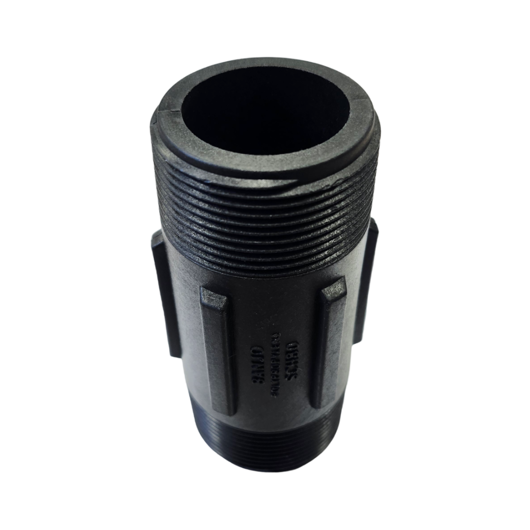 Banjo 4 Inch Poly Nipple Pipe Fitting 1-1/2" - NIP150-4