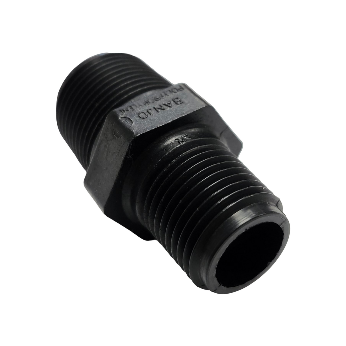 Banjo Poly Reducer Nipple Pipe Fitting 3/4" MNPT X 1/2" MNPT - RN075-050