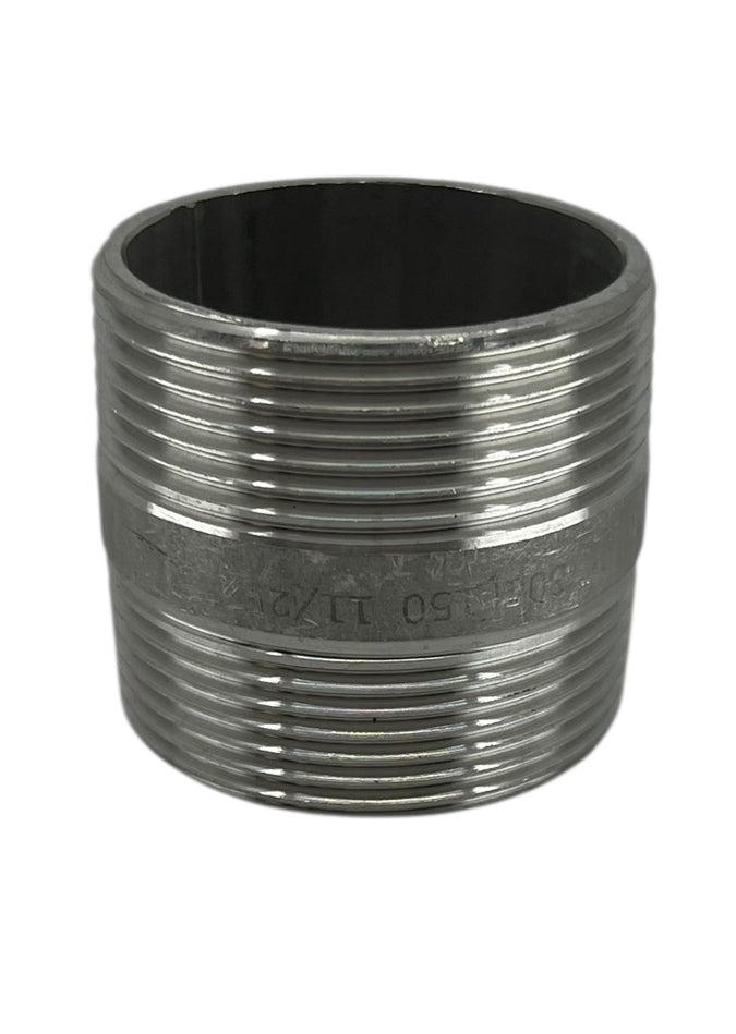 Hypro 304 Stainless Steel Nipple 1-1/2" MNPT X 1-3/4" Long- 7112134