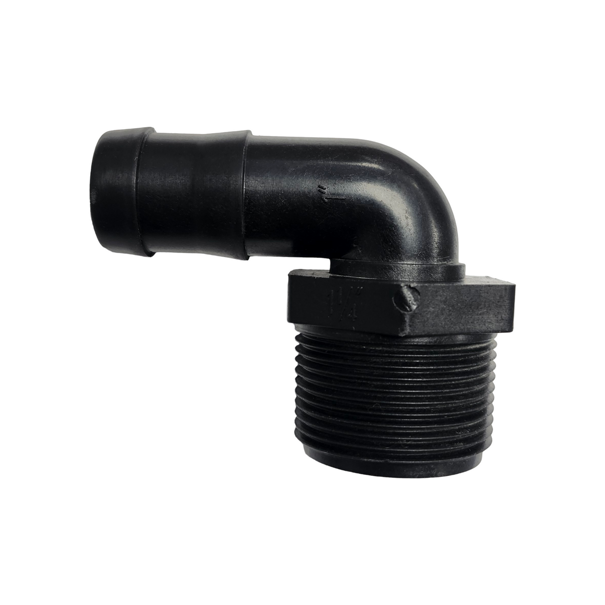 Banjo 90 Degree Hose Barb Fitting 1-1/4" MNPT X 1" Barb - HB125/100-90