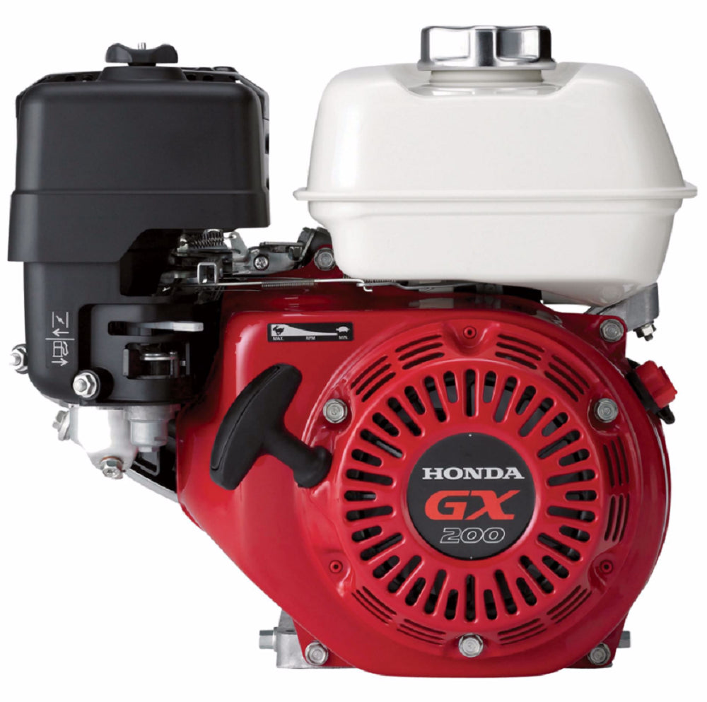 Motor de gasolina Honda GX200, 5,5 HP a 3600 RPM, eje de 3/4" x 2-7/16" - GX200UT2QX2