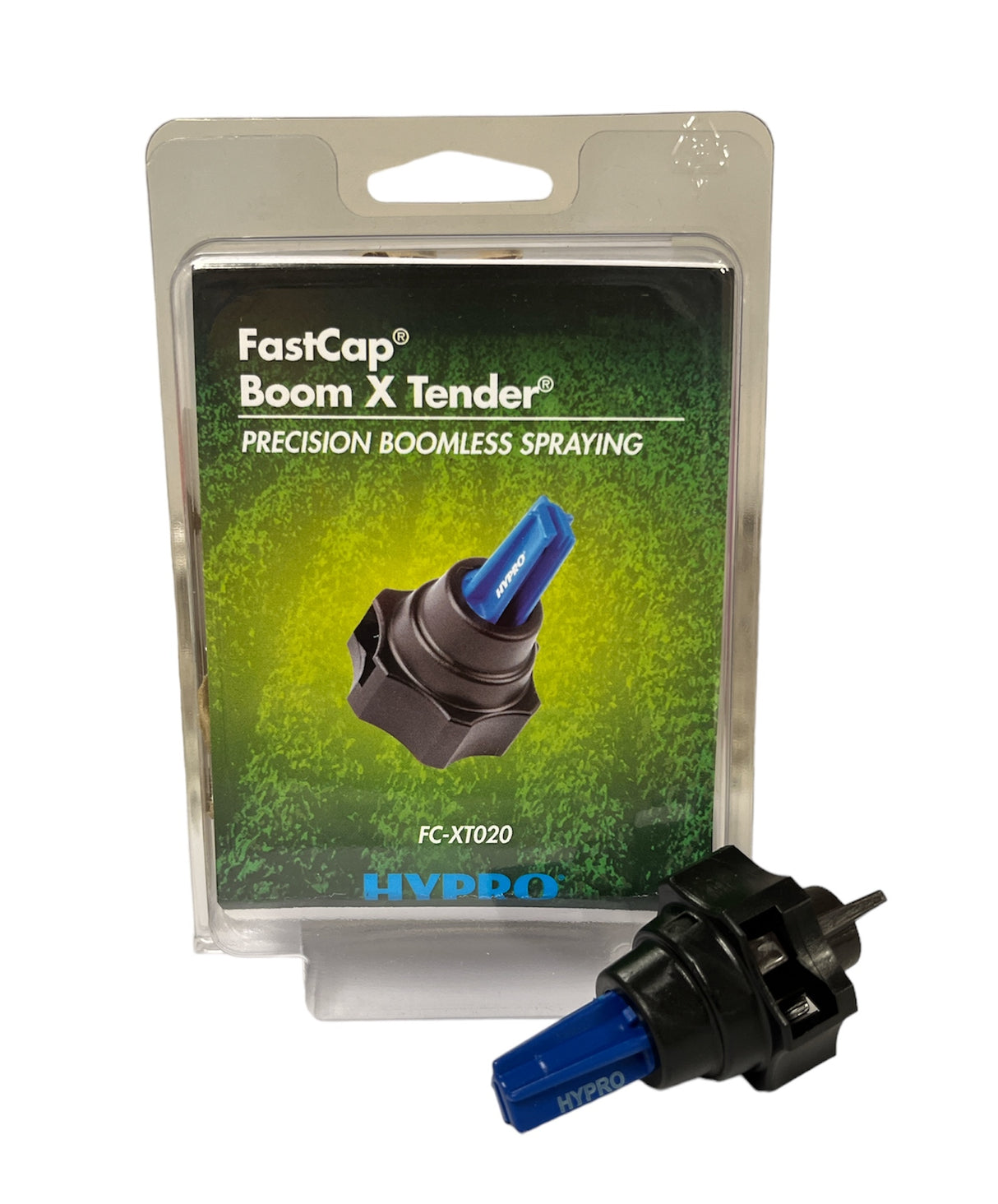 Hypro Boom Xtender Nozzle, Boomless Flat Fan with Fast Cap - FC-XT020
