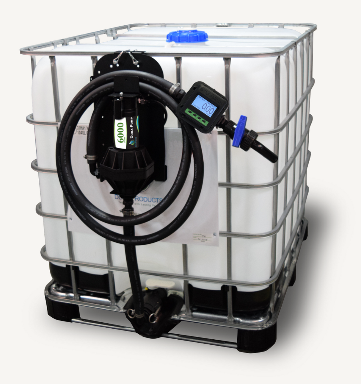 Dura Products Easy Caddy 6000 Series Chemical Transfer Pump With Meter 12 V - DPEM-6318V-12