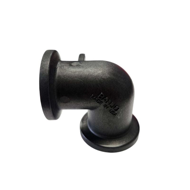 Banjo 90 Degree Flange Manifold Elbow Coupling 1" X 1" - M100CPG90