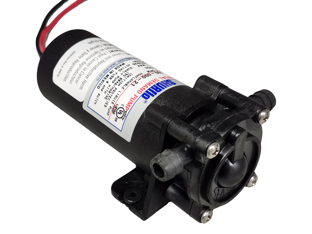Shurflo 1 GPM Manual Demand Pump 3/8" Hose Barb, 12V, 20 PSI - 100-000-21