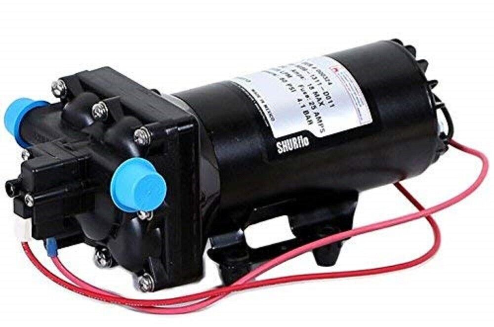 Shurflo High Flow Auto Demand Pump, 12VDC, 1/2 Inch Male Pipe - 5059-1311-D011
