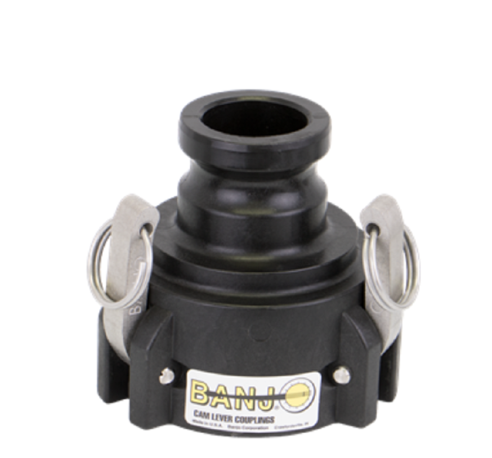 Banjo 3 Arm Poly Cam Lever Reducer 3" Female X 2" Male - 303B200A