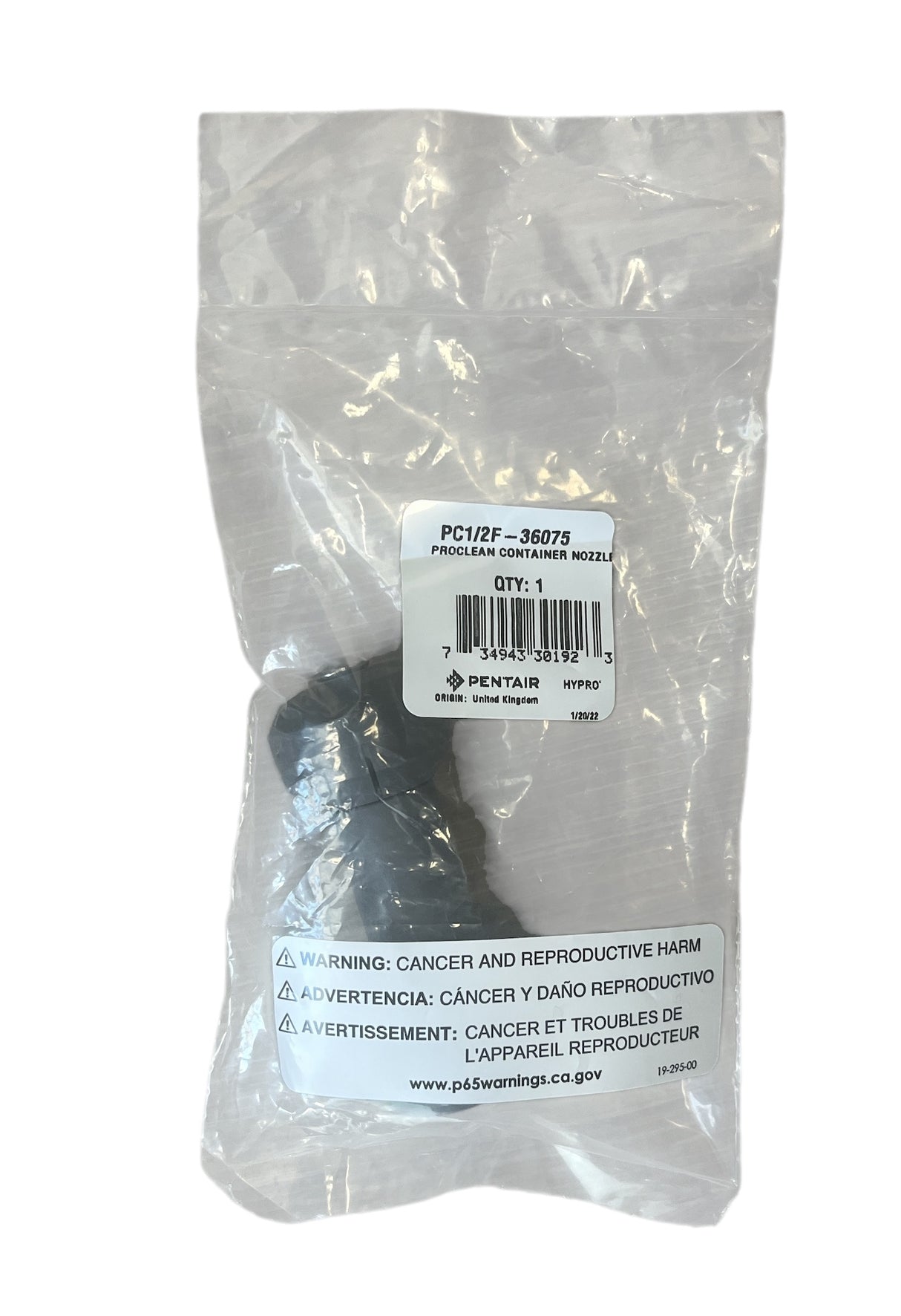 Hypro ProClean Rotating Jug and Container Rinse Nozzle 1/2" - PC1/2F-36075