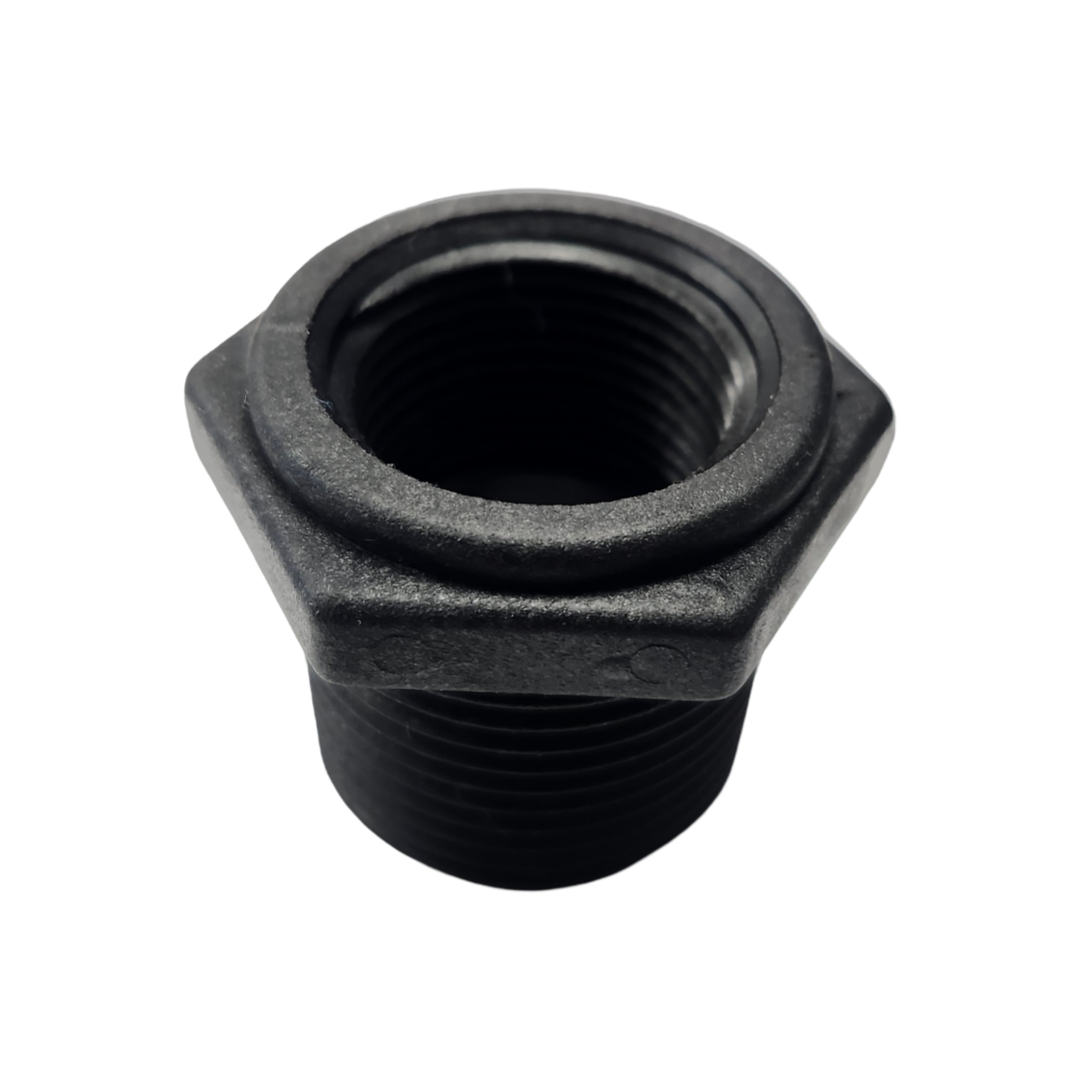 Banjo Poly Pipe Reducer Bushing 1" MPT X 3/4" FPT - RB100-075