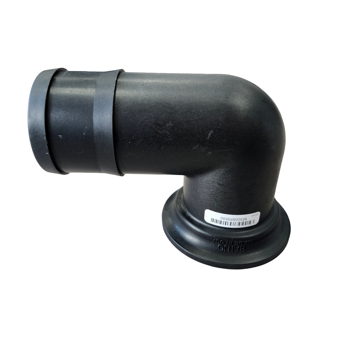 Banjo 90 Degree Manifold to Hose Barb Elbow 3" Flange X 3" Barb - M300BRB90