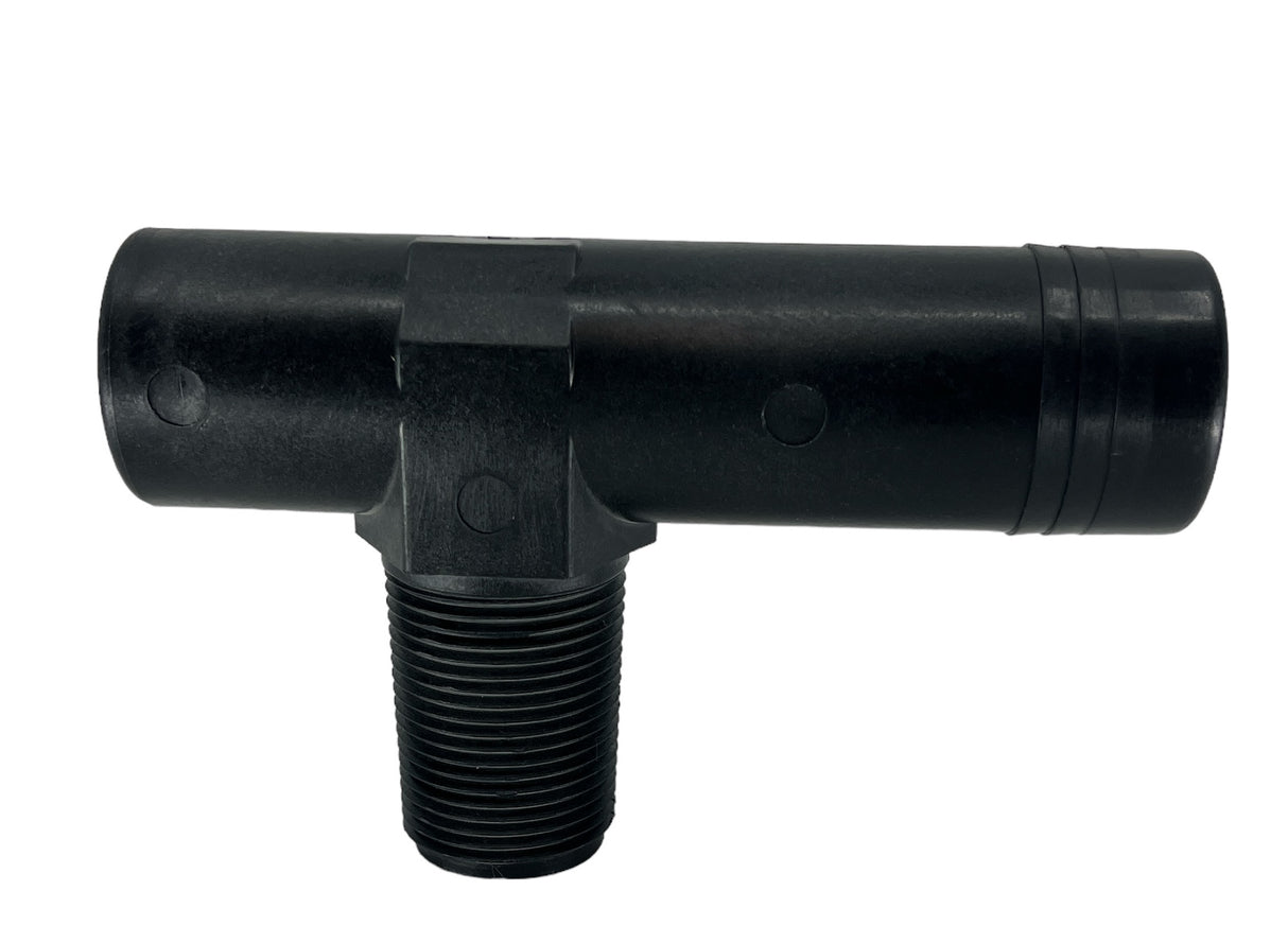 Banjo 90 Degree Hose Barb Reducer Elbow 1½" Hose Barb X 1" MPT - HBEL150/100-90