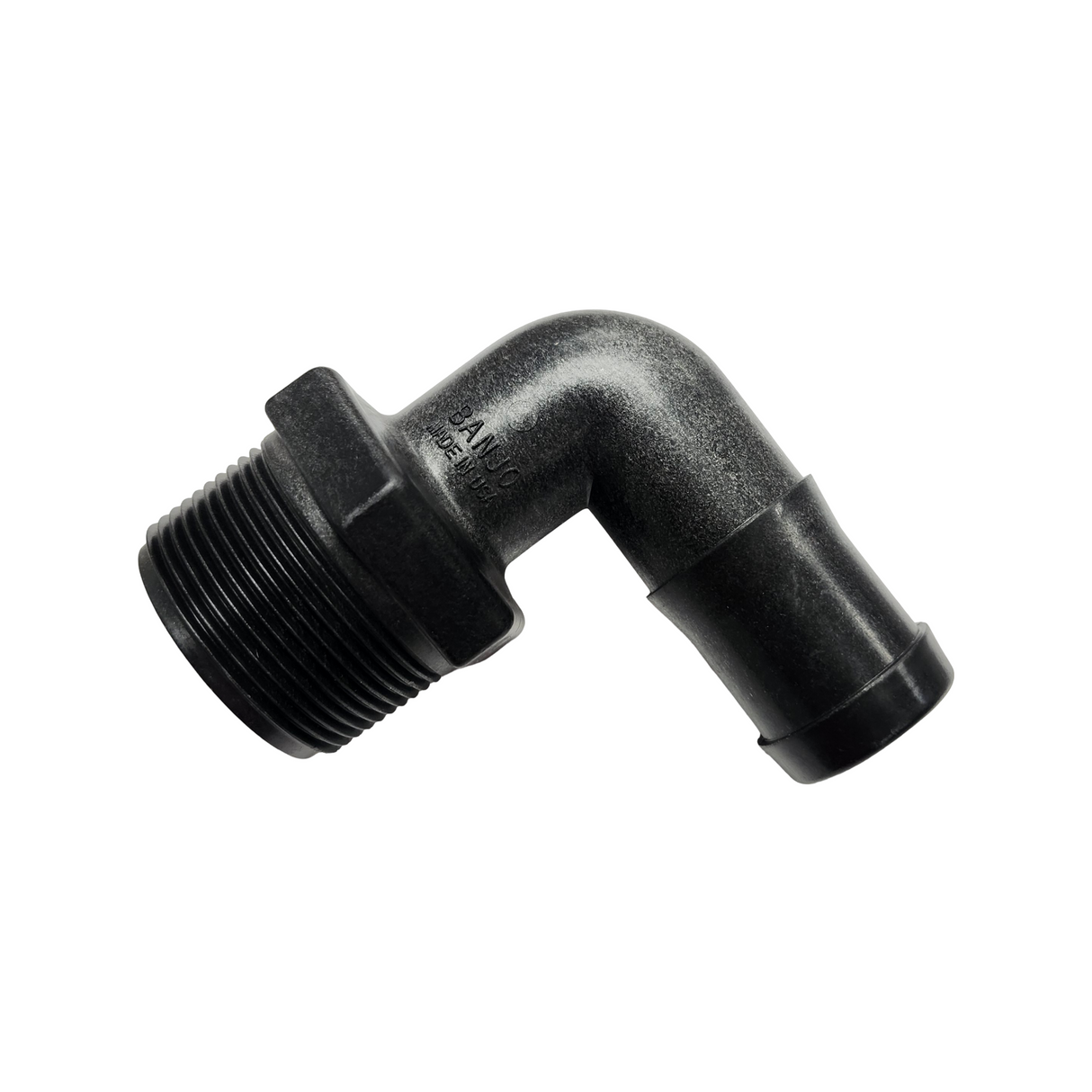 Banjo 90 Degree Hose Barb Fitting 1-1/2" MNPT X 1-1/4" Barb - HB150/125-90
