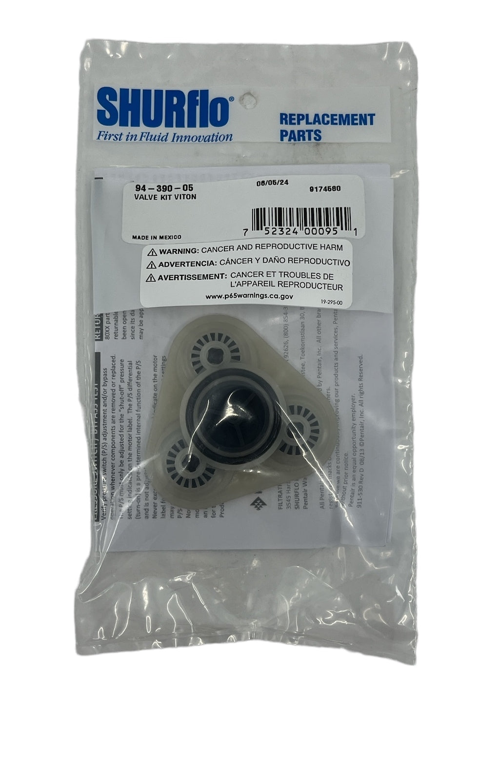 Shurflo Pump Valve Kit Viton - 94-390-05