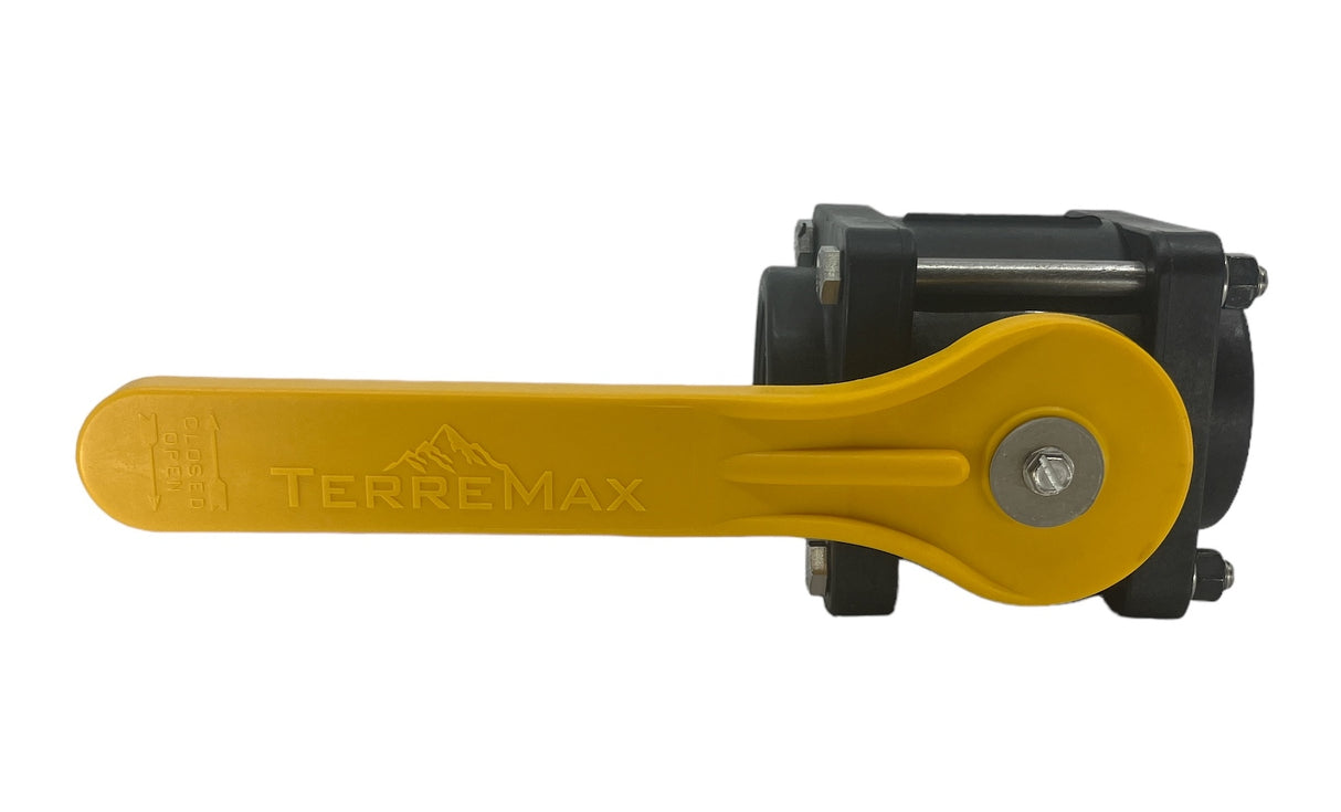 TerreMax Polypropylene Full Port Ball Valve 2” FNPT x 2” FNPT 100 PSI - V204FPY