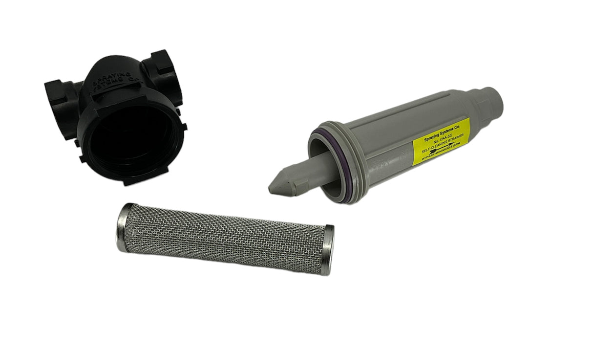 TeeJet Self Cleaning Line Strainer 50 Mesh 1" - AA124A-1SC-PP-50