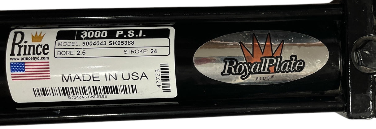 Top Air Sprayer Hydraulic Tie Rod Cylinder 3000 PSI, 2.5 Bore x 24 Stroke - 9004043