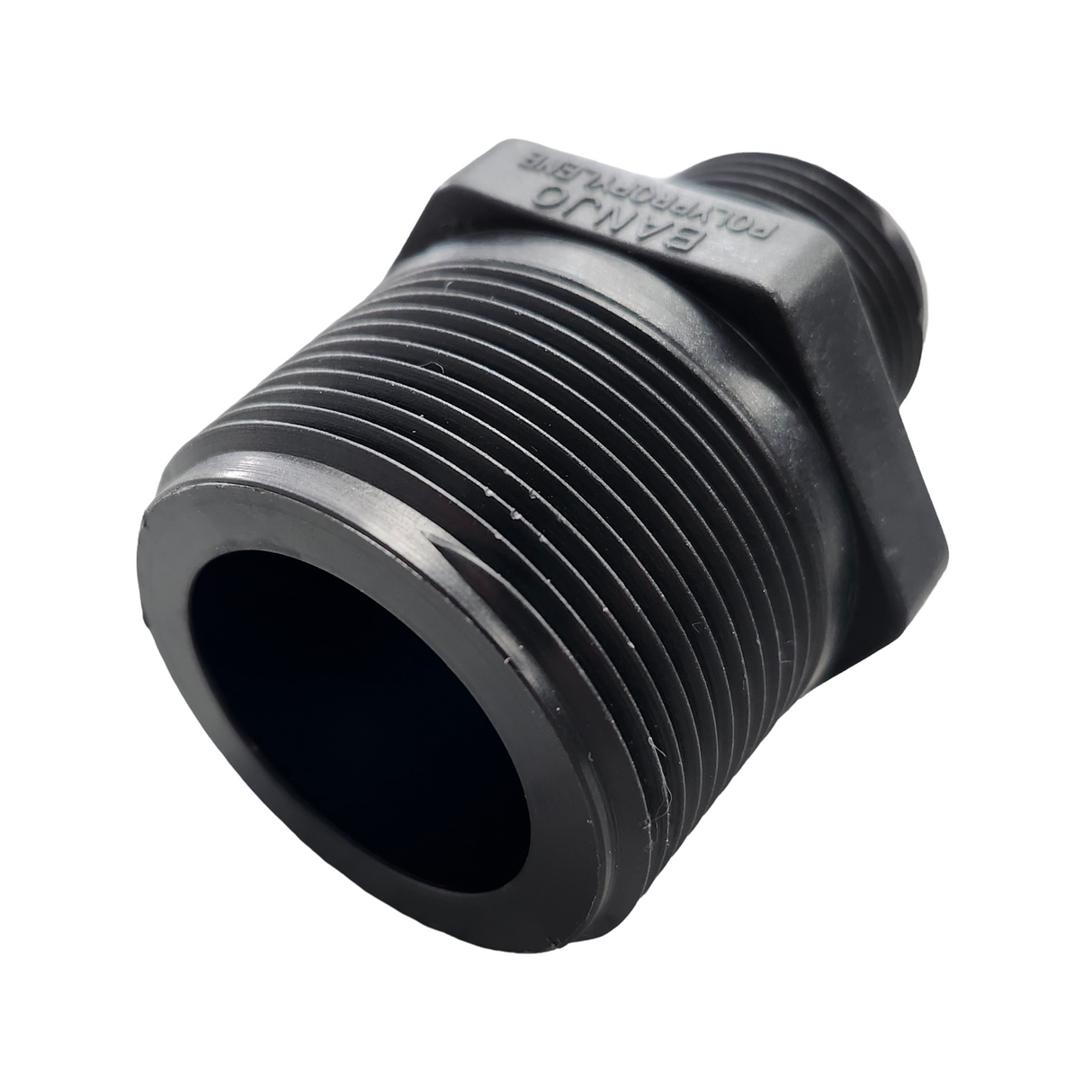 Banjo Poly Reducer Nipple Pipe Fitting 1-1/2" MNPT X 1" MNPT - RN150-100