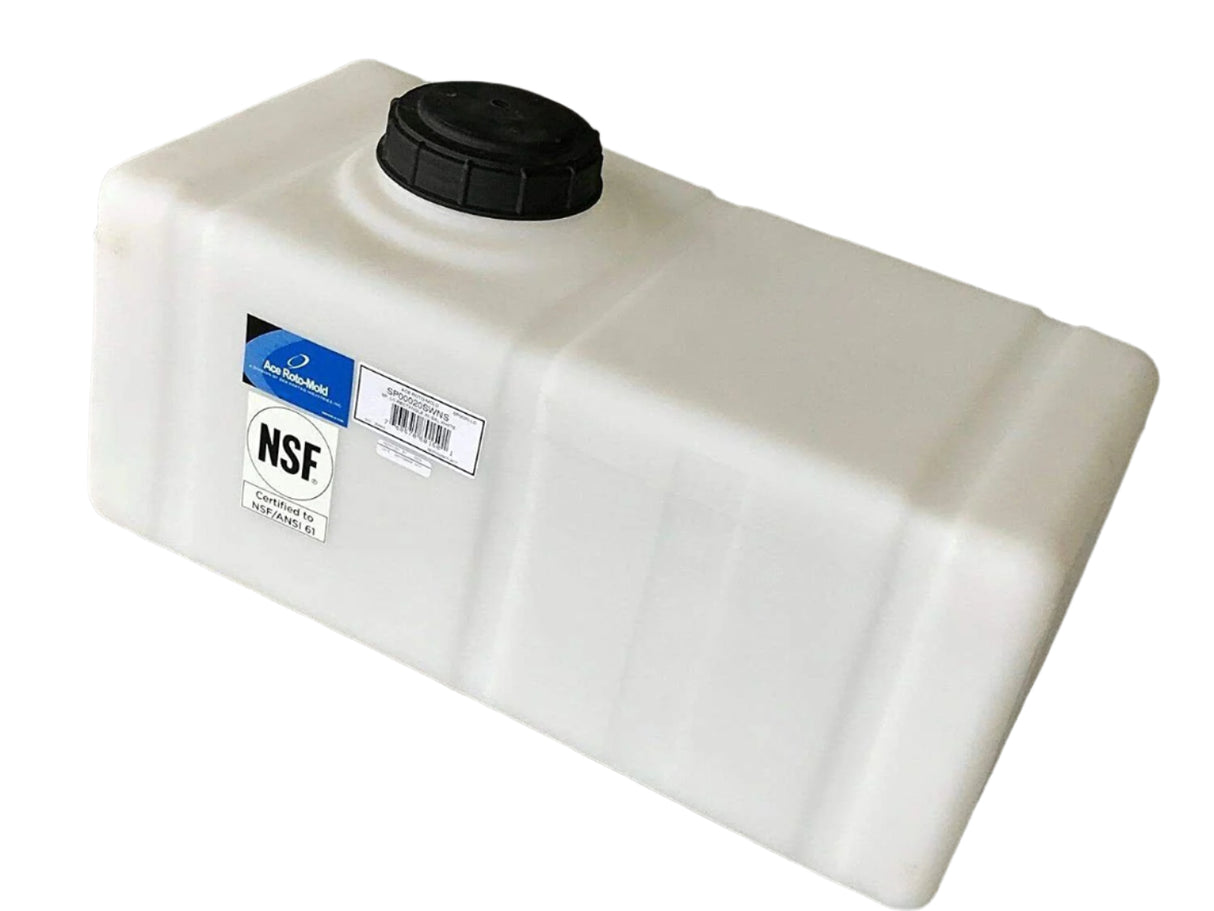Ace Roto-Mold 20 Gallon Sumped Rectangular Applicator Tank 28x14x12 - SP0020-LC