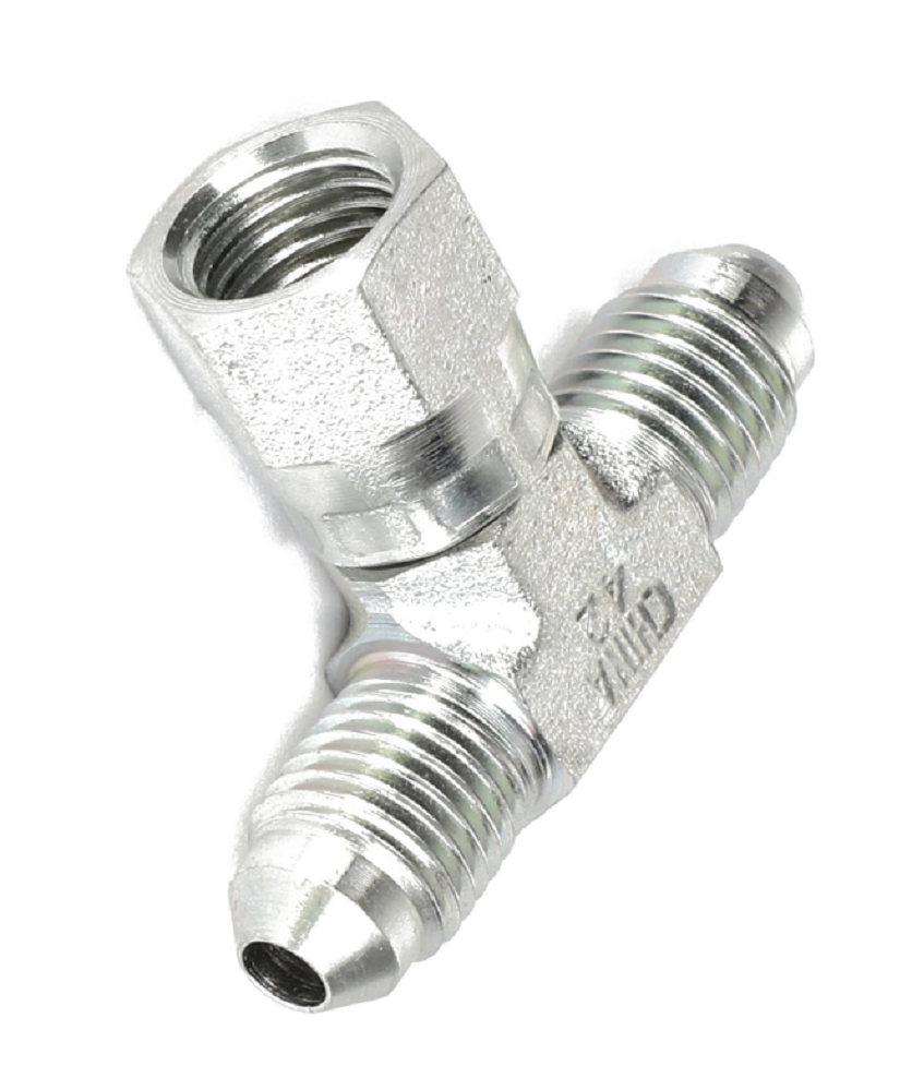 Agco Swivel End Branch Tee Fitting, 1/4" FJS X 1/4" MJIC - AG562160