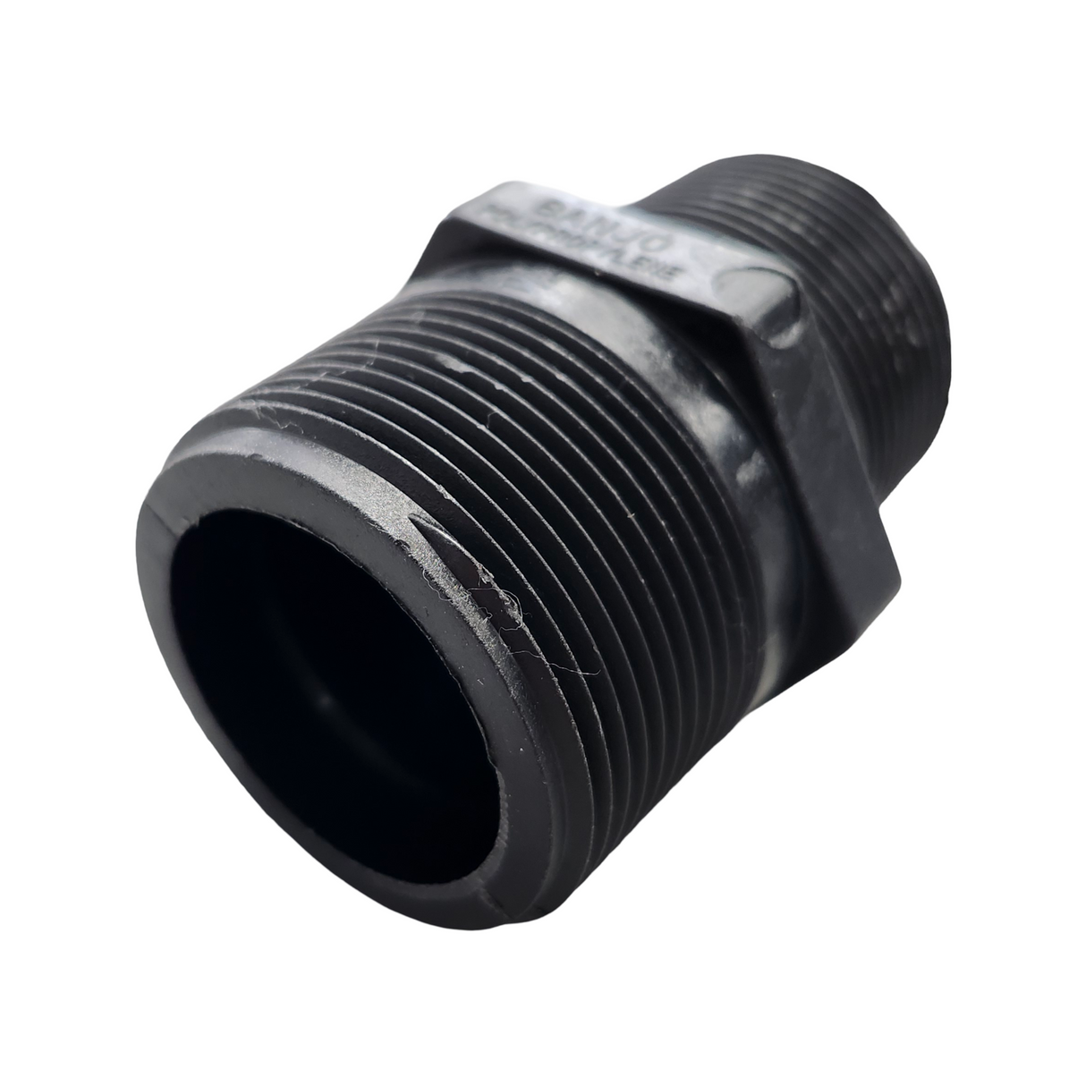 Banjo Poly Reducer Nipple Pipe Fitting 1-1/2" MNPT X 1-1/4" MNPT - RN150-125